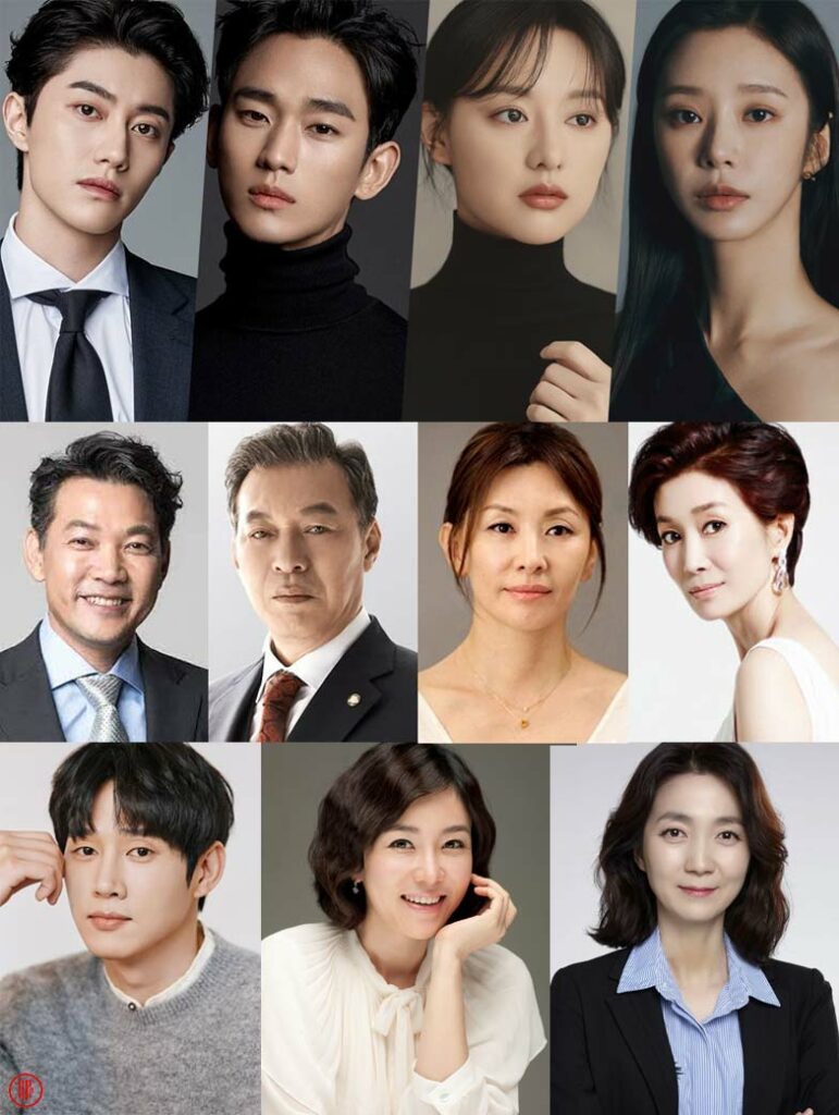 All The Complete Cast of Kim Soo Hyun and Kim Ji Won New Drama: QUEEN OF TEARS