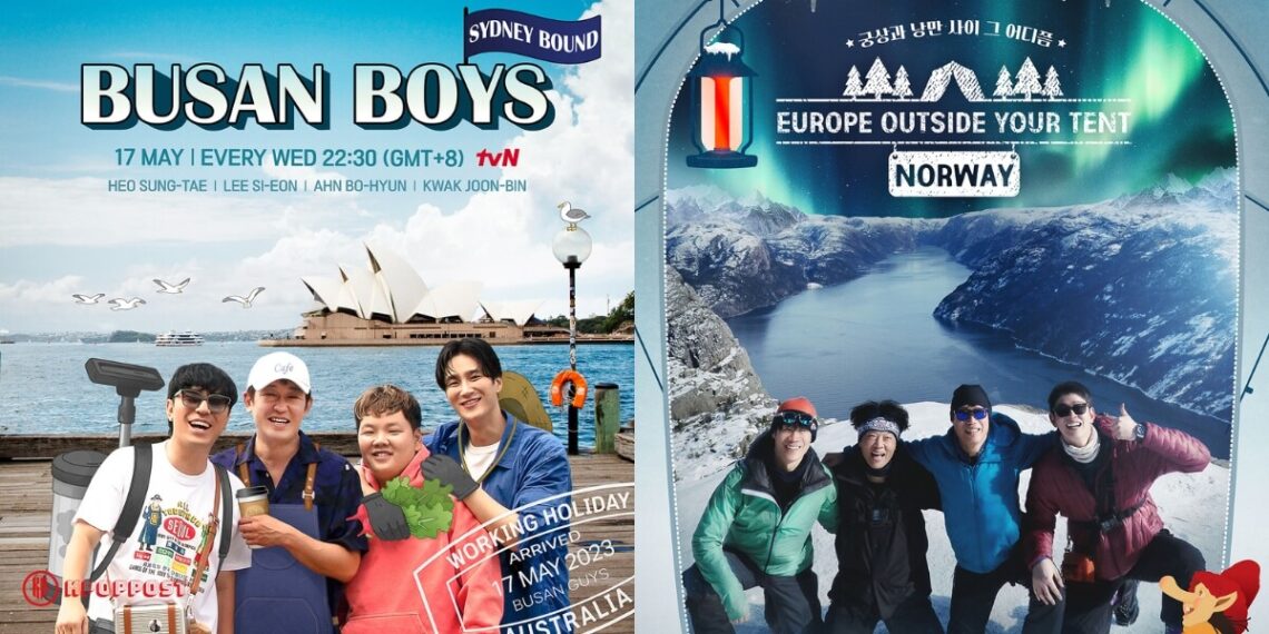 Busan Boys Sydney Bound and Europe Outside Your Tent Norway