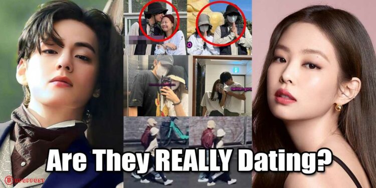 bts v and blackpink jennie paris dating