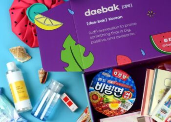 daebak company korean products box