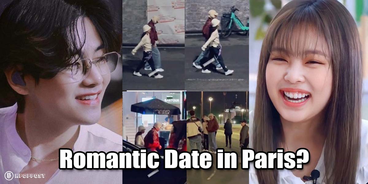 COMPLETE Photos & Video of V and Jennie in Paris: MORE Dating ...