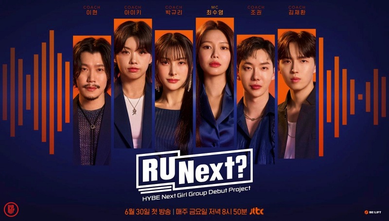 HYBE Next Girl Group Show R U Next  - Coach Lineup