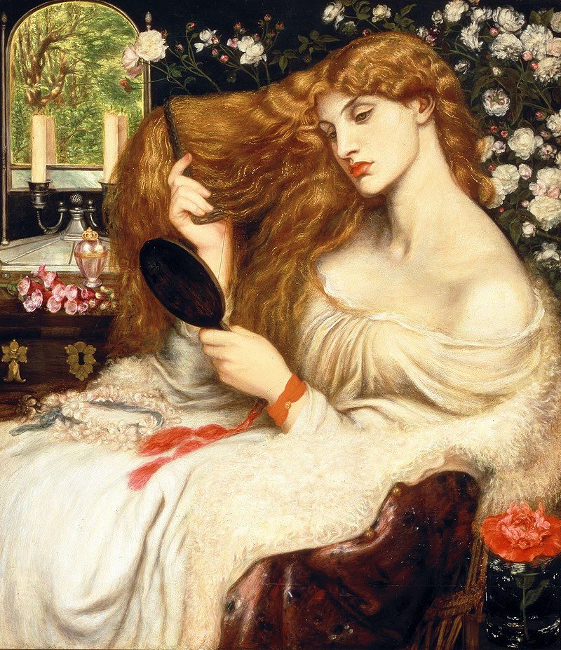Lady Lilith, de Dante Gabriel Rossetti 1866–1873 Delaware Art Museum.