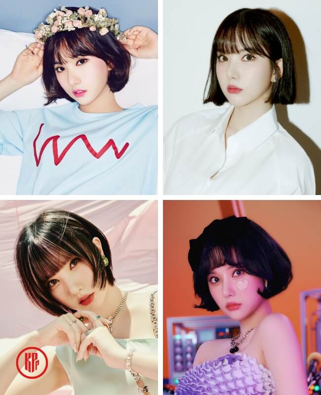 female Kpop idols short hair ideas inspiration