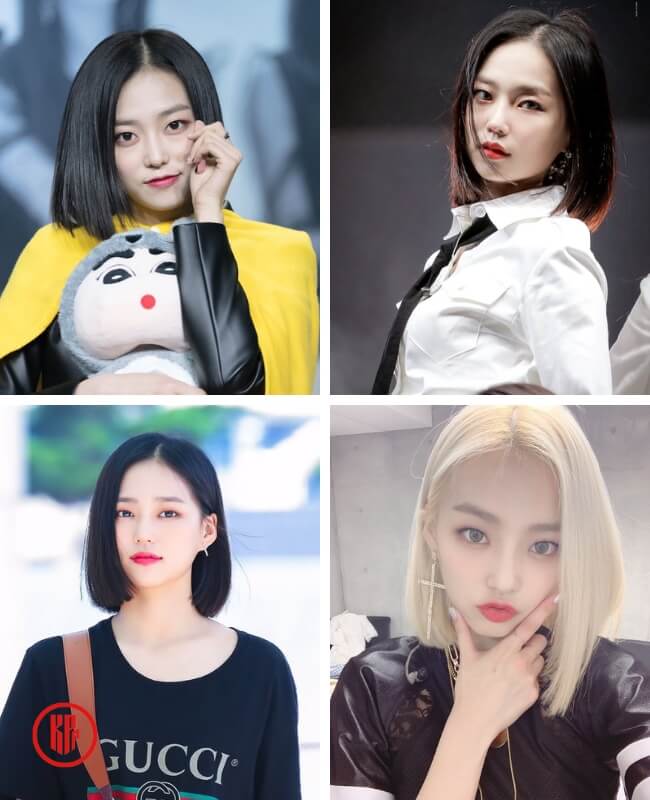 female kpop idols with short hair cut ideas inspiration