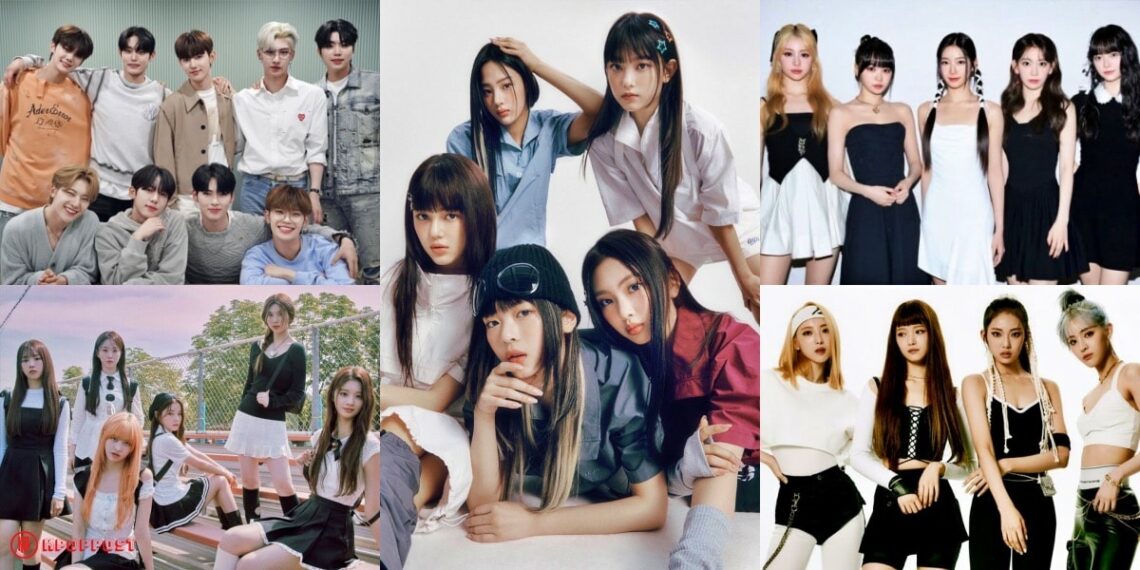 August 2023 Most Popular Rookie Idol Groups