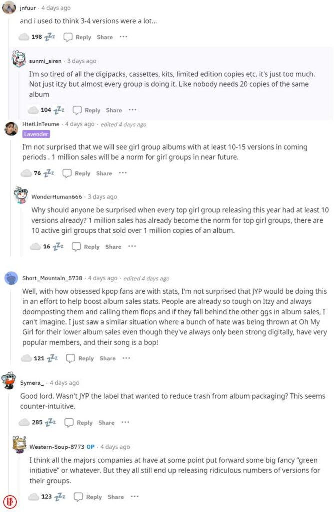 Mixed reactions for ITZY latest comeback album. | Reddit