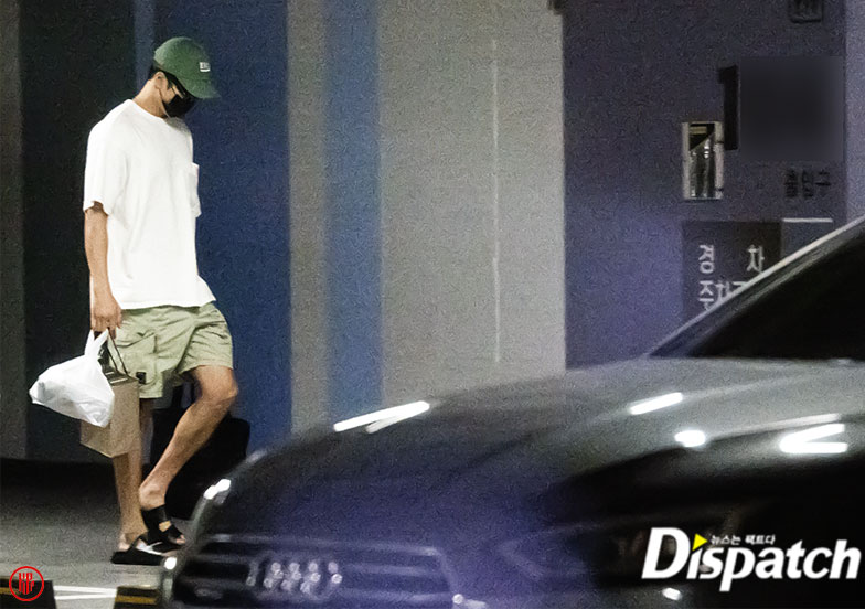 Ahn Bo Hyun visited Jisoo’s apartment in Yongsan. | Dispatch 