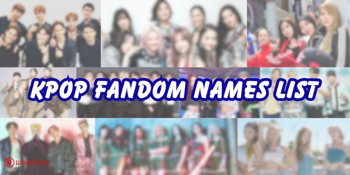 kpop group fandom names list