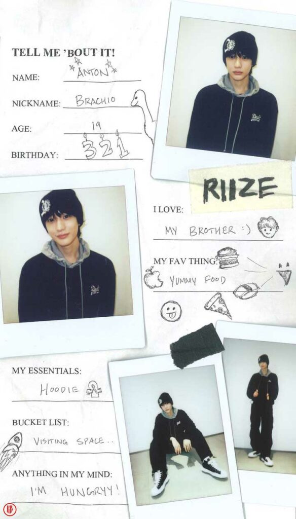 SM RIIZE Anton Profile