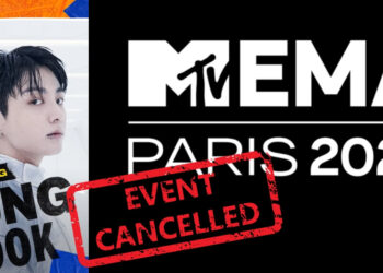 MTV EMA Paris 2023 BTS Jungkook cancellation