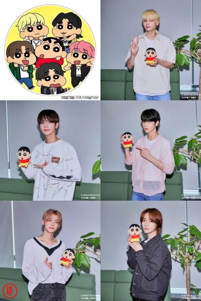 TXT’s first dual-language voice acting for a special “Crayon Shin-chan” episode. | Natalie.mu