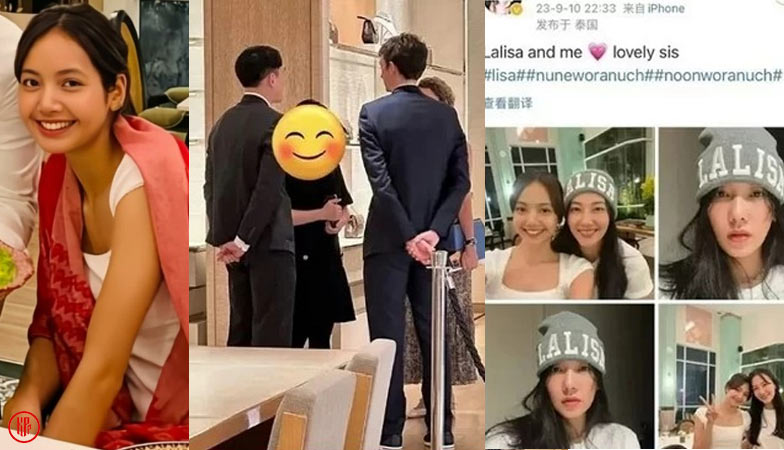 Lisa and alleged boyfriend Frédéric Arnault in Thailand. | Twitter