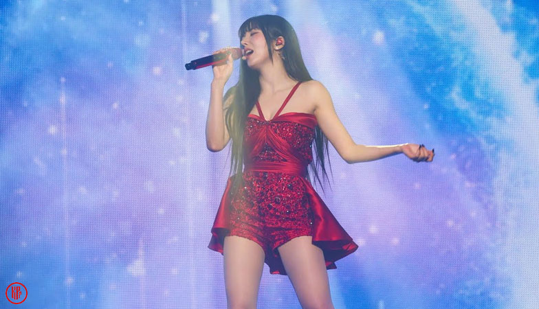 Former IZ*ONE leader and Waterbomb Goddess Kwon Eun Bi at her solo concert. | Twitter