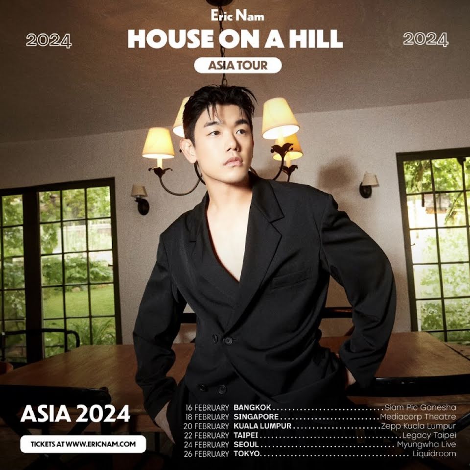Original Asia Leg "House On A Hill" Tour schedule | ericnam.com