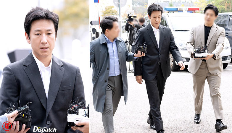“Parasite” actor Lee Sun Kyun at the 2nd investigation into the drug scandal controversy. |Dispatch
