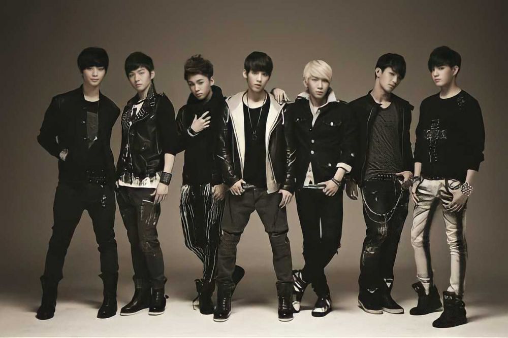 BTOB's picture during debut era