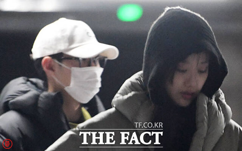 Lee Na Eun and Lee Kang In. | THE FACT