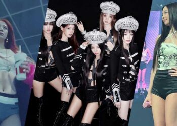 kpop fashion style pantless trend look