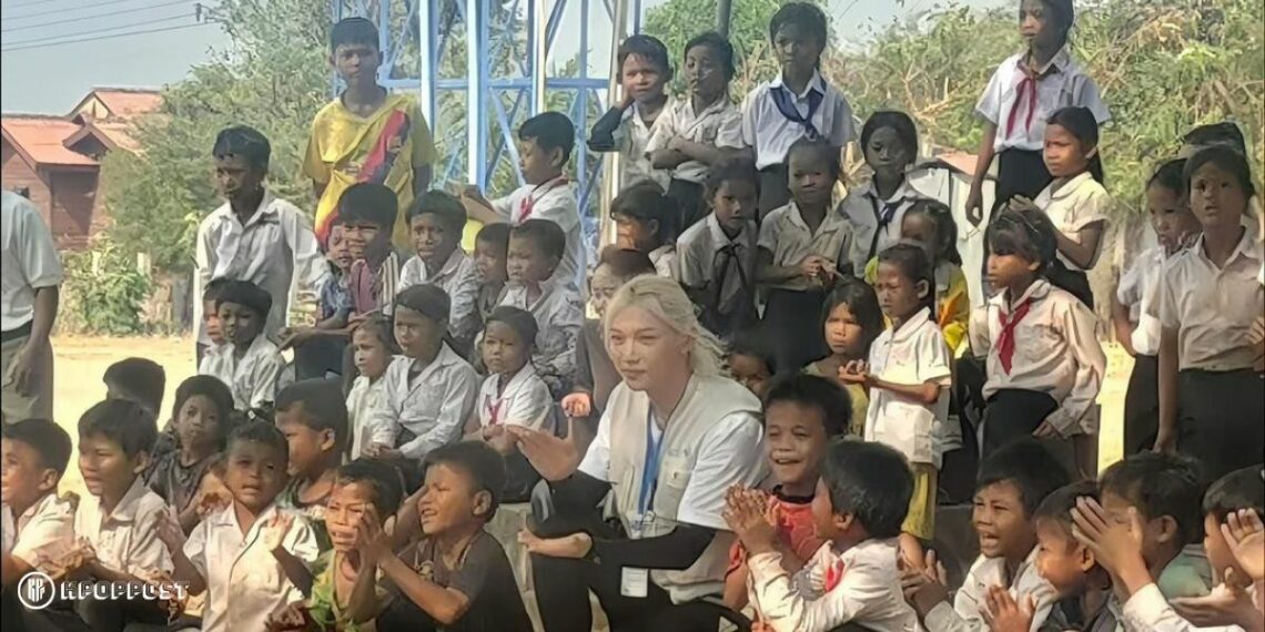 Stray Kids Felix volunteering in Laos with UNICEF | Source: Sure Magazine