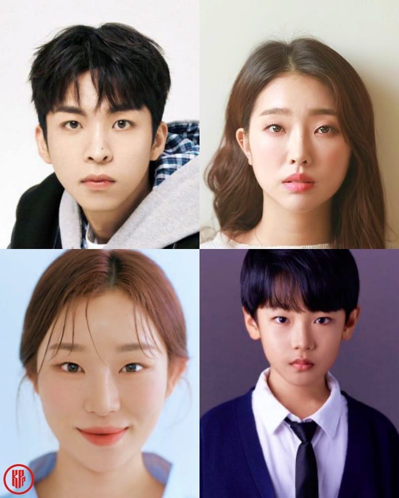 Korean drama "No Secrets" cast. Top: Joo Jong Hyuk and Lee Bom So Ri. Bottom: Lee Ji Myeong and Lee Si On | Source: MyDramaList