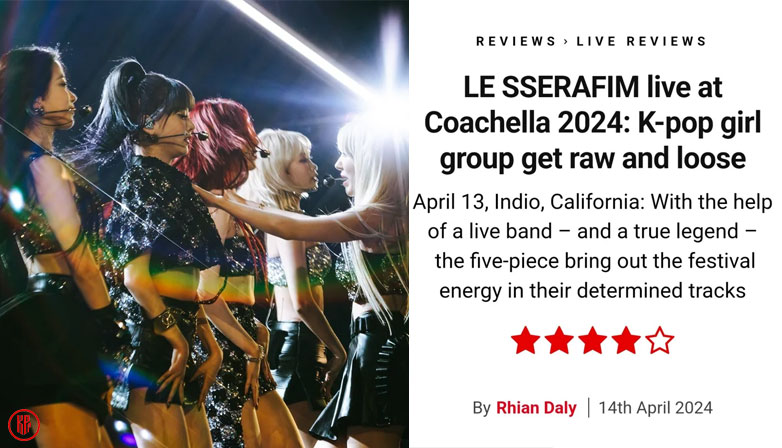 NME’s review on LE SSERAFIM Coachella 2024 stage performance