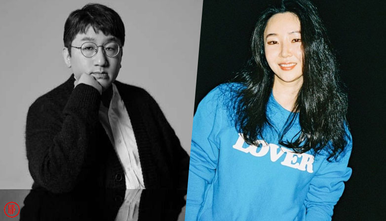 Bang PD and Min Hee Jin. 