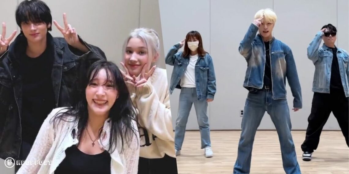 kpop idols family dance challenge
