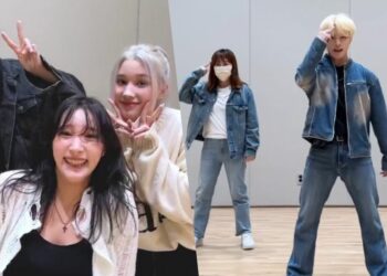 kpop idols family dance challenge