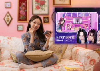 sk telecom ifland kpop hotel aespa