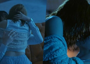 Bed scene in “My Sweet Mobster” Korean drama.