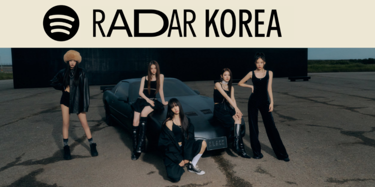 MEOVV as Spotify RADAR Korea Artist