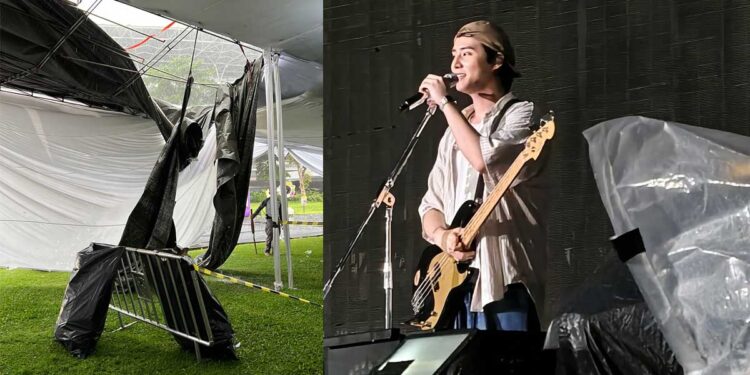 Broken tent & Day6 concert in Jakarta | Multiple Sources