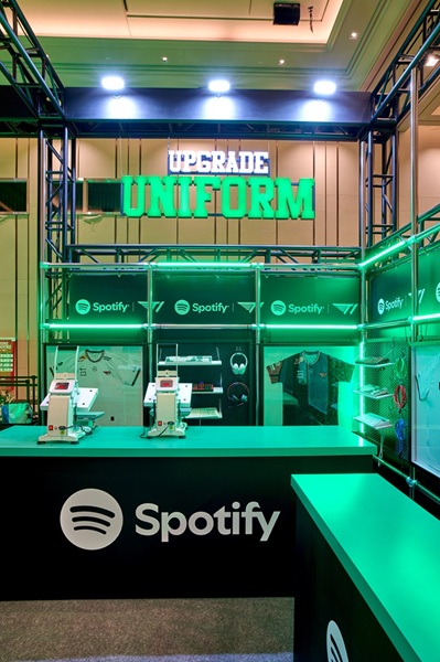 Spotify Uniform Upgrade Station