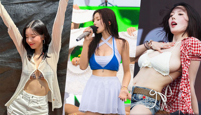 Kwon Eunbi at Waterbomb 2023, 2024, 2025. | Multiple Sources