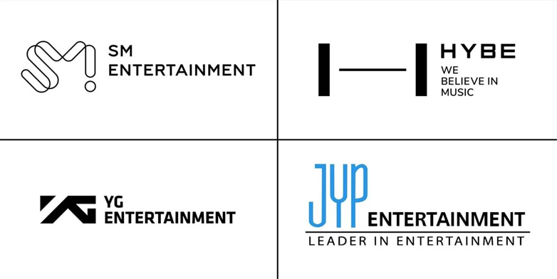 SM, HYBE, YG, and JYP. | Multiple Sources