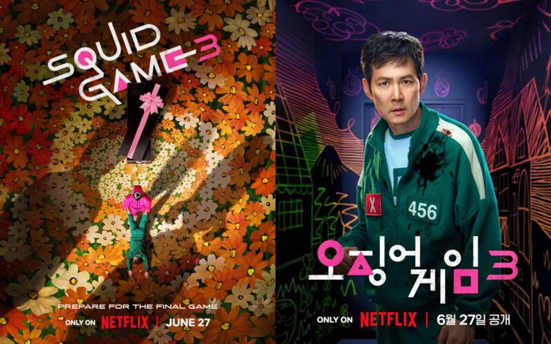 “Squid Game 3” and its star, Lee Jung Jae. | Netflix