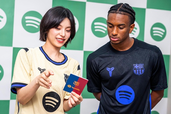 Spotify Brings Music and Football Together with ITZY During FC Barcelona’s Korea Stop on Asia Tour