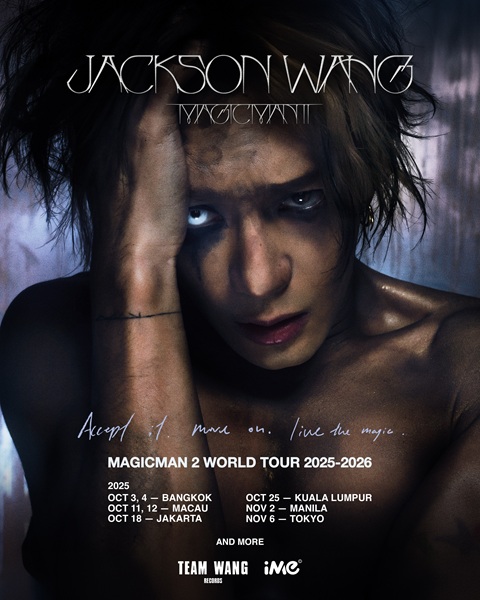 Jackson Wang MAGICMAN 2 World Tour Poster