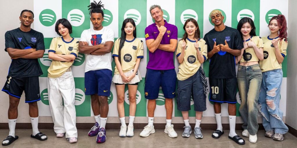 Spotify Brings Music and Football Together with ITZY During FC Barcelona’s Korea Stop on Asia Tour