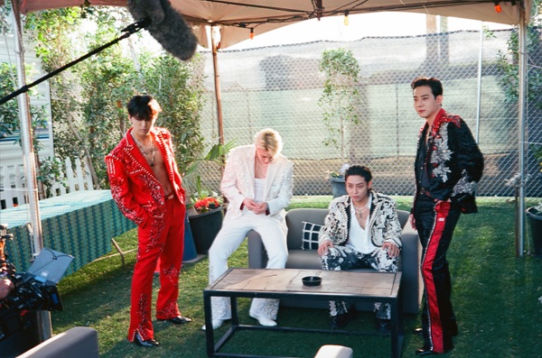 The Rose band members behind the scenes filming the documentary THE ROSE: COME BACK TO ME before their Coachella performance Credit: Photo by Richard Hama, Courtesy of THE ROSE: COME BACK TO ME