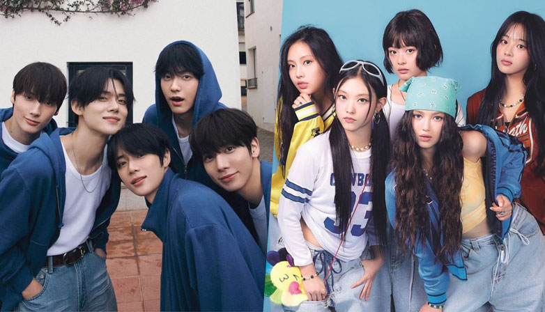 TXT and NewJeans. | Multiple Sources