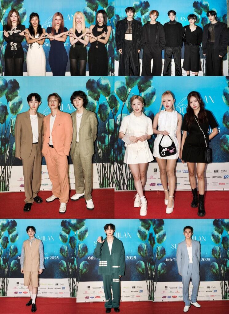 Milan Loves Seoul 2025 red carpet | Photo credit: Rosario Multari.