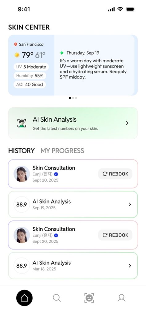 Venus Skin Labs App Skincare Consultation from Seoul to Worldwide