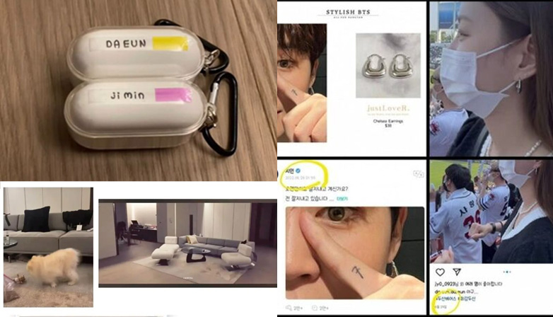 Alleged photos of Jimin and Song Da Eun alleged dating relationship evidence. | Multiple Sources