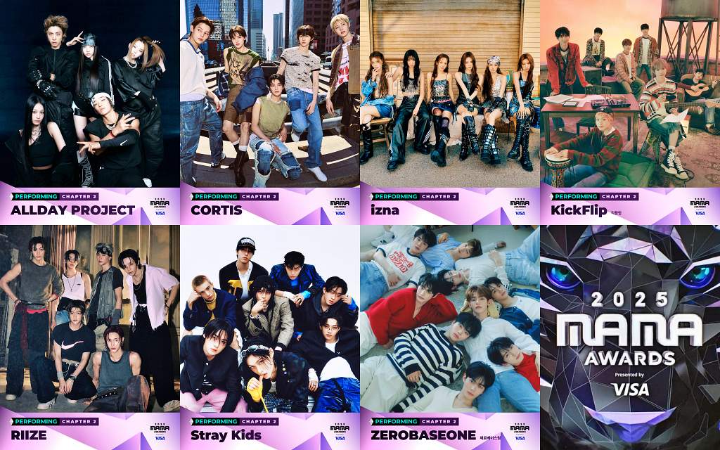 The performer lineup for the 2025 MAMA Awards on Day 2 | Mnet MAMA Official X