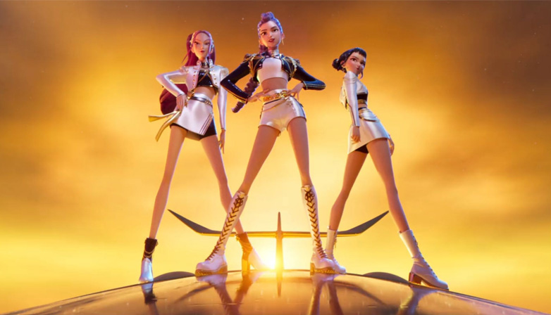 HUNTR/X in “KPop Demon Hunters.” | Netflix