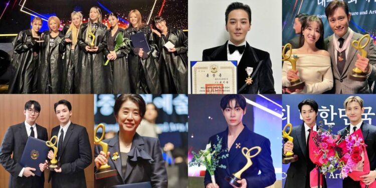 From Legends to New Icons: The Winners from the 2025 Korea Popular Culture and Arts Awards
