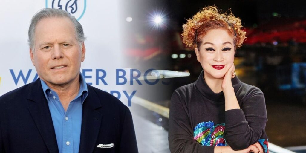 David Zaslav and Miky Lee