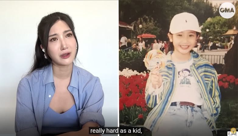 EJAE telling GMA how she’s worked really hard as a kid. | GMA